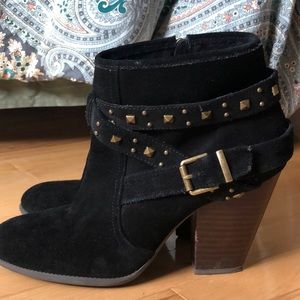BCBGeneration suede ankle booties